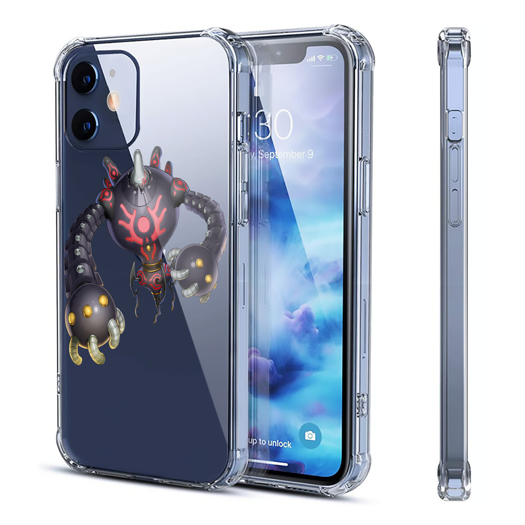 （画像用） 遊☆戯☆王 Yu-Gi-Oh! 【iPhone 12シリーズ対応】透明スマホケース（クリアソフトケース）
